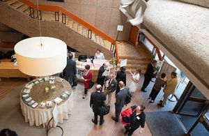 View of the entrance hall from above