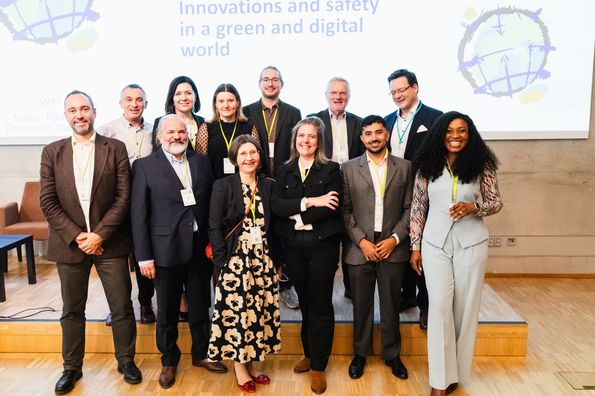 Group picture of poster presenters
