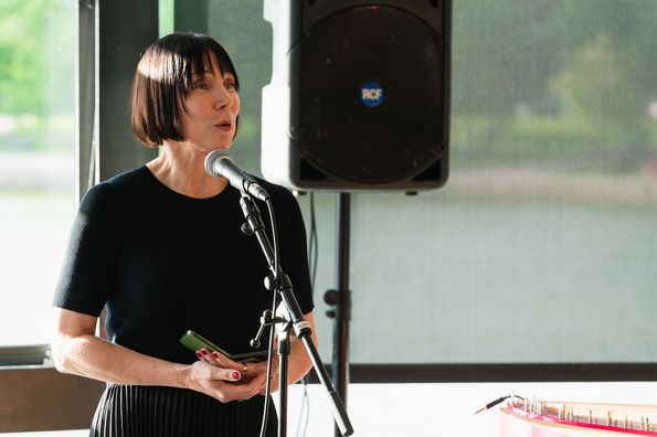 Carita Aschan (FIOH) opens the conference dinner