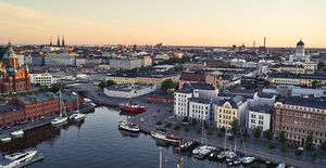 Helsinki seen from above